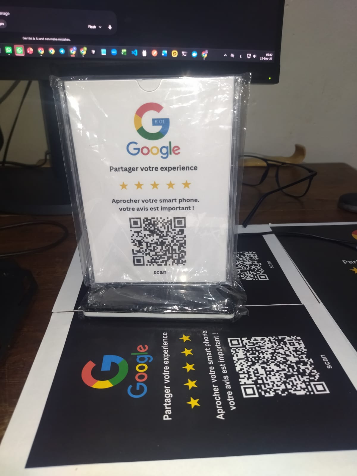 Google Review Stand